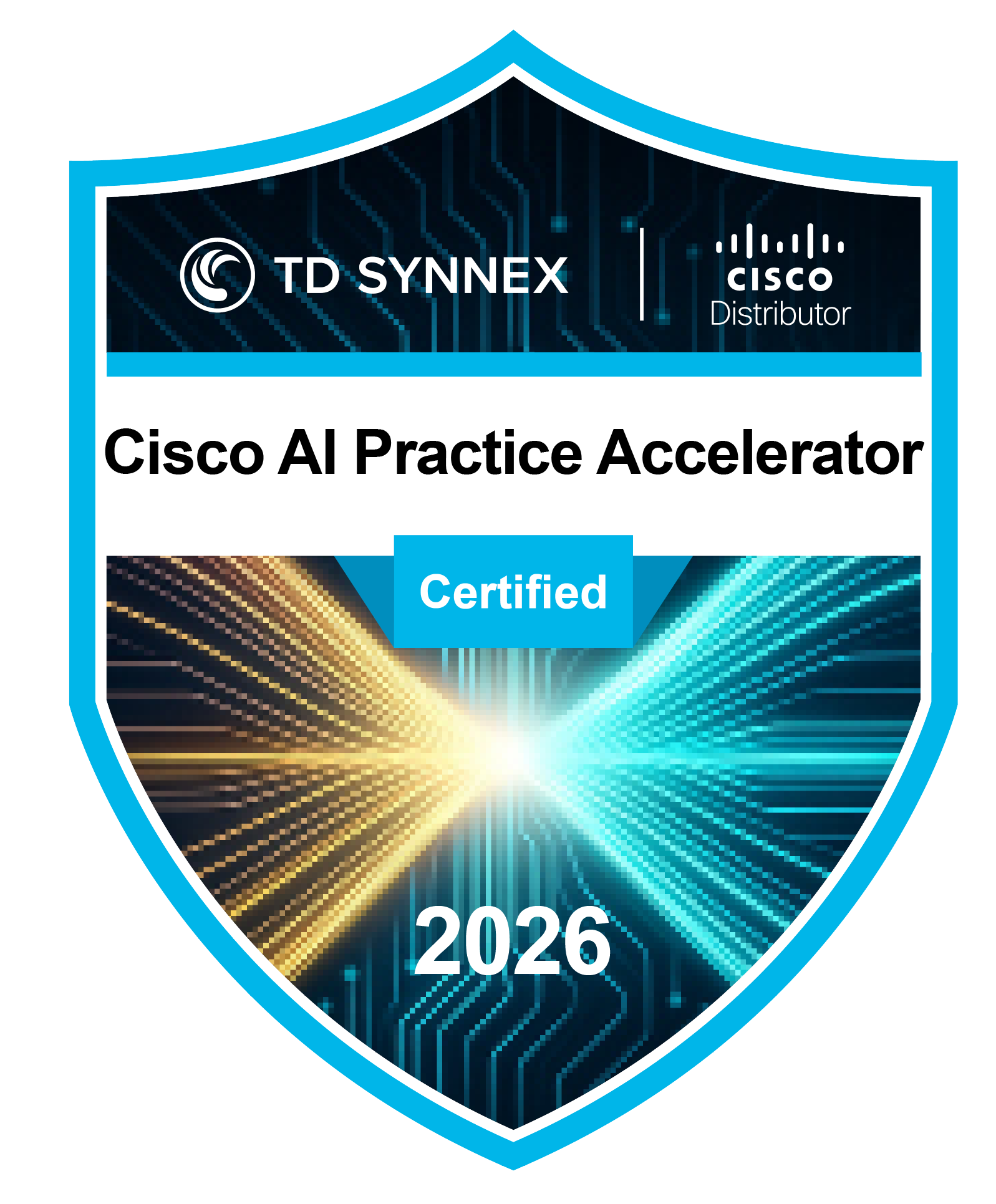 2026 AI Accelerator Certification badge.
