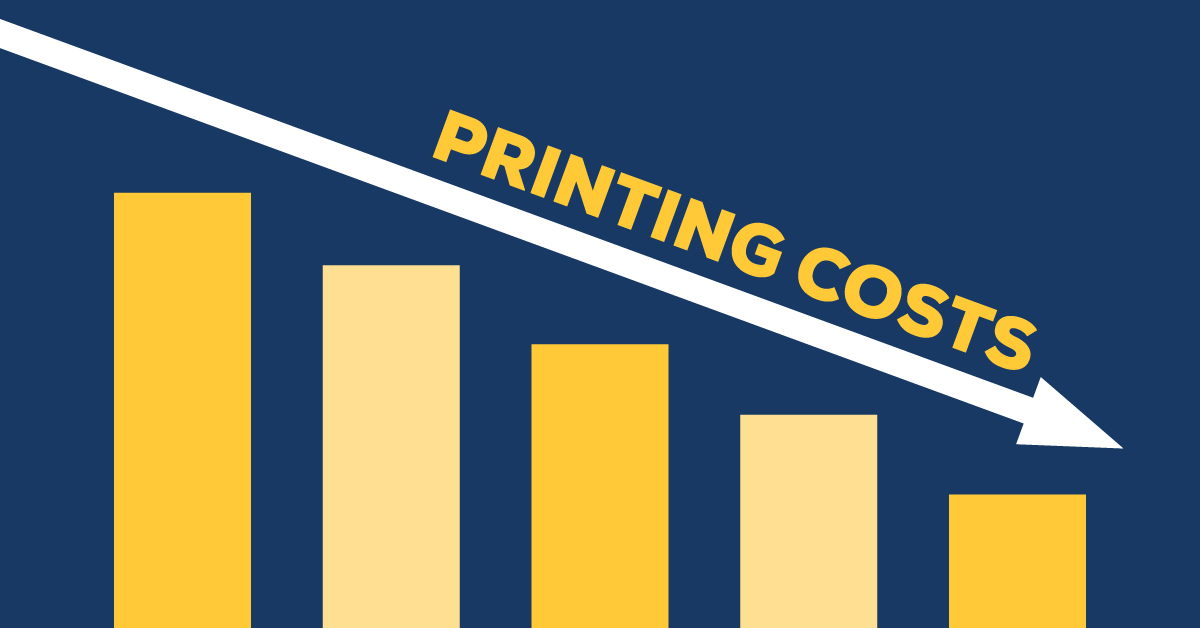 Printing costs going down