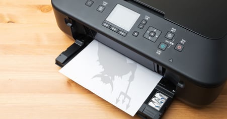 Hacked printer
