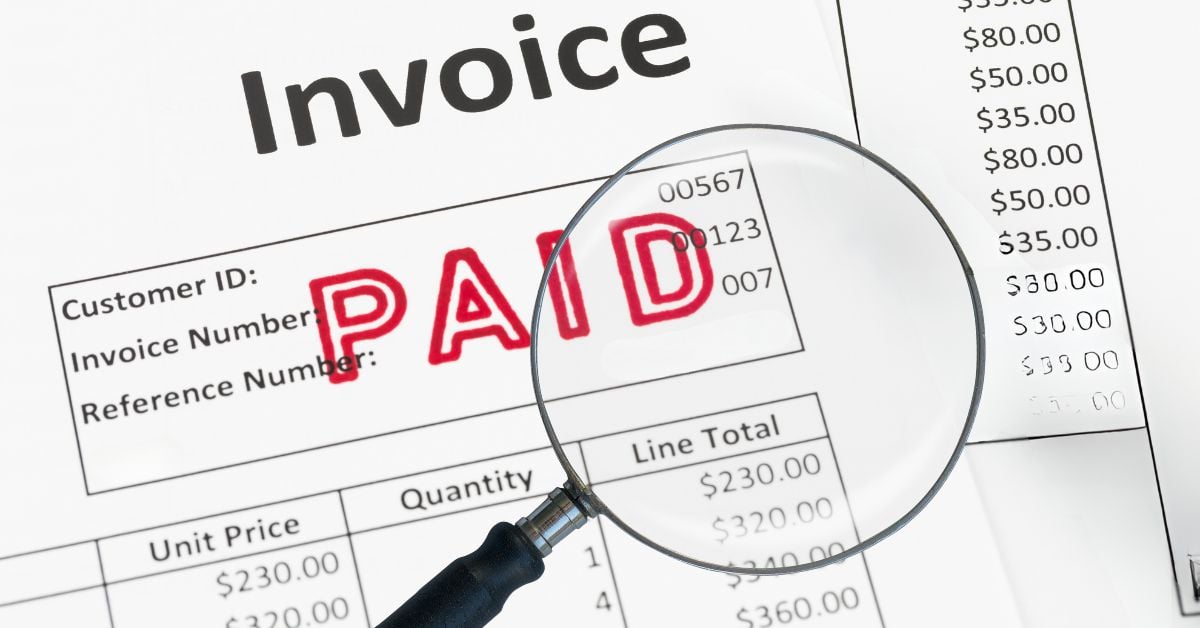 Paid invoice