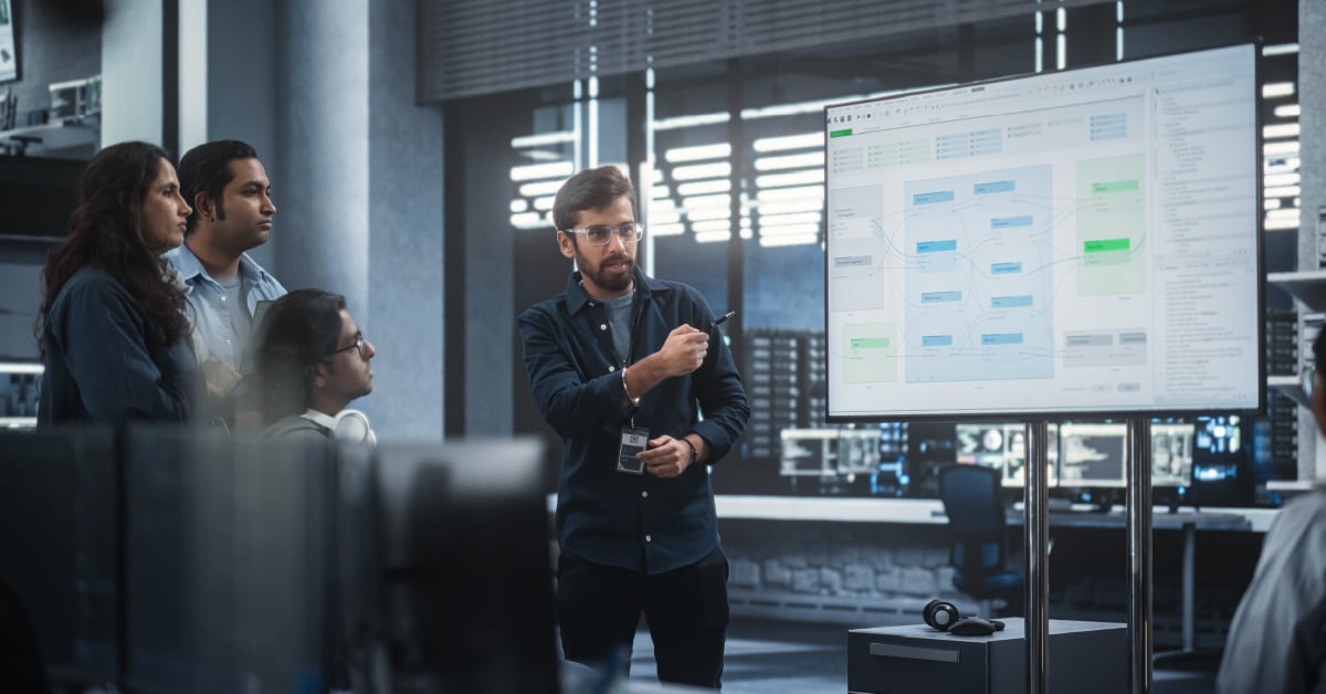 A cybersecurity team meets with an expert to get additional help on their organization's incident response plan.