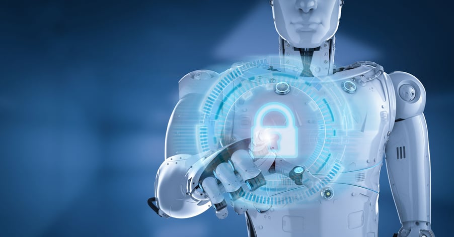 robot-cybersecurity-lock