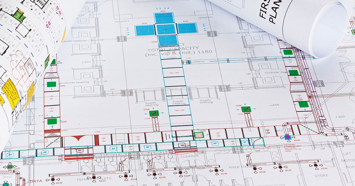 A full-color blueprint or schematic to reduce errors in AEC industries.