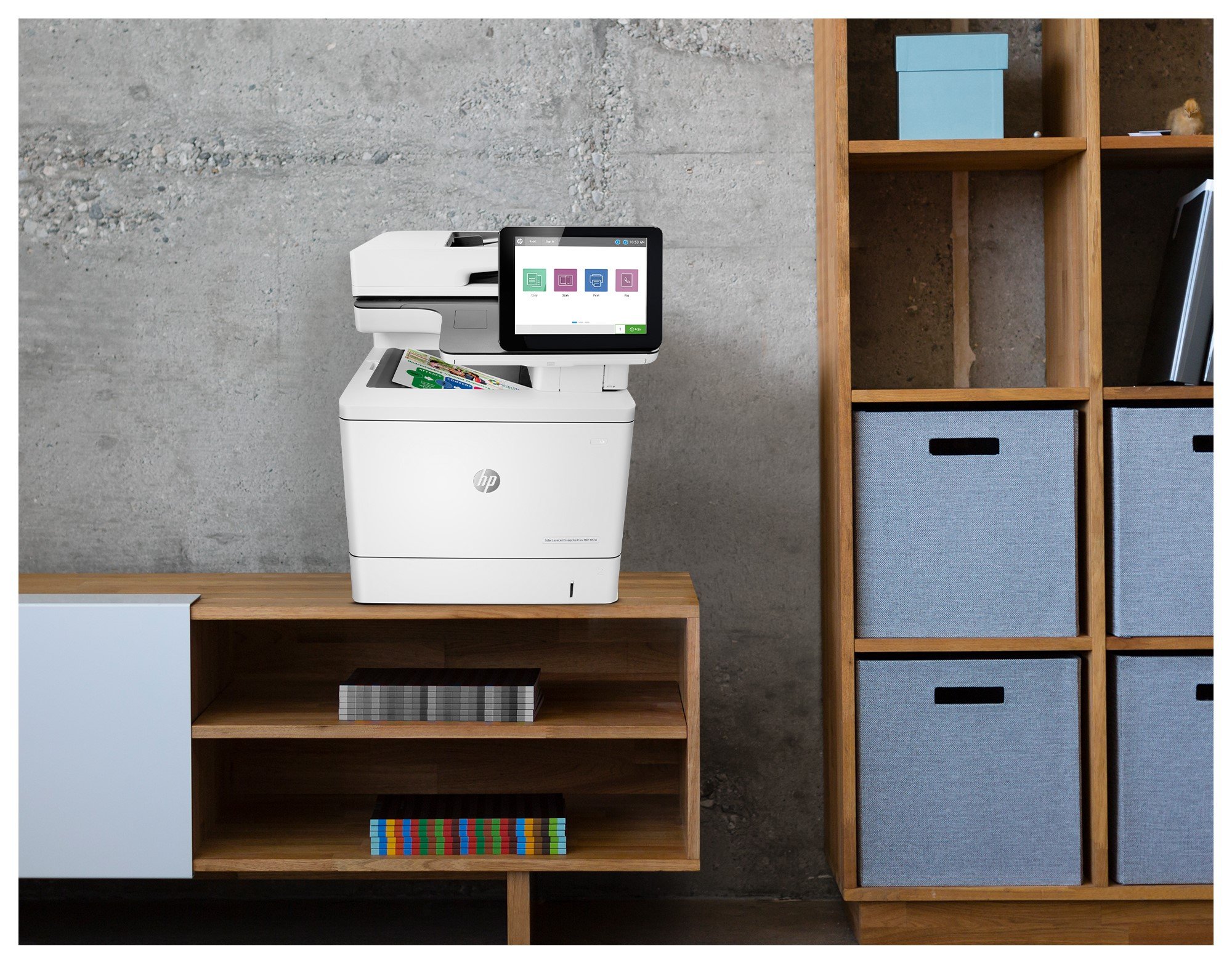 HP Color LaserJet in office