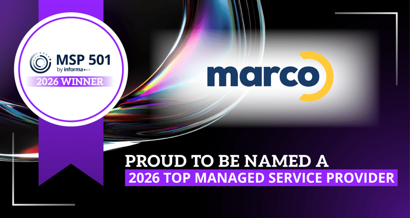 Marco Technologies Ranked on 2026 MSP 501