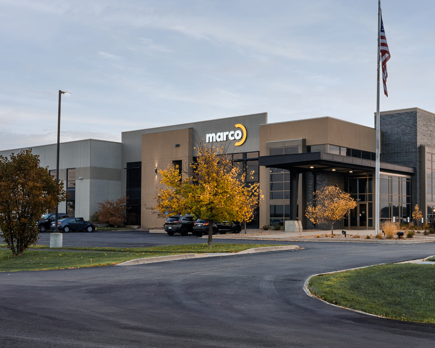 Exterior of Marco's St. Cloud, Minnesota office location.