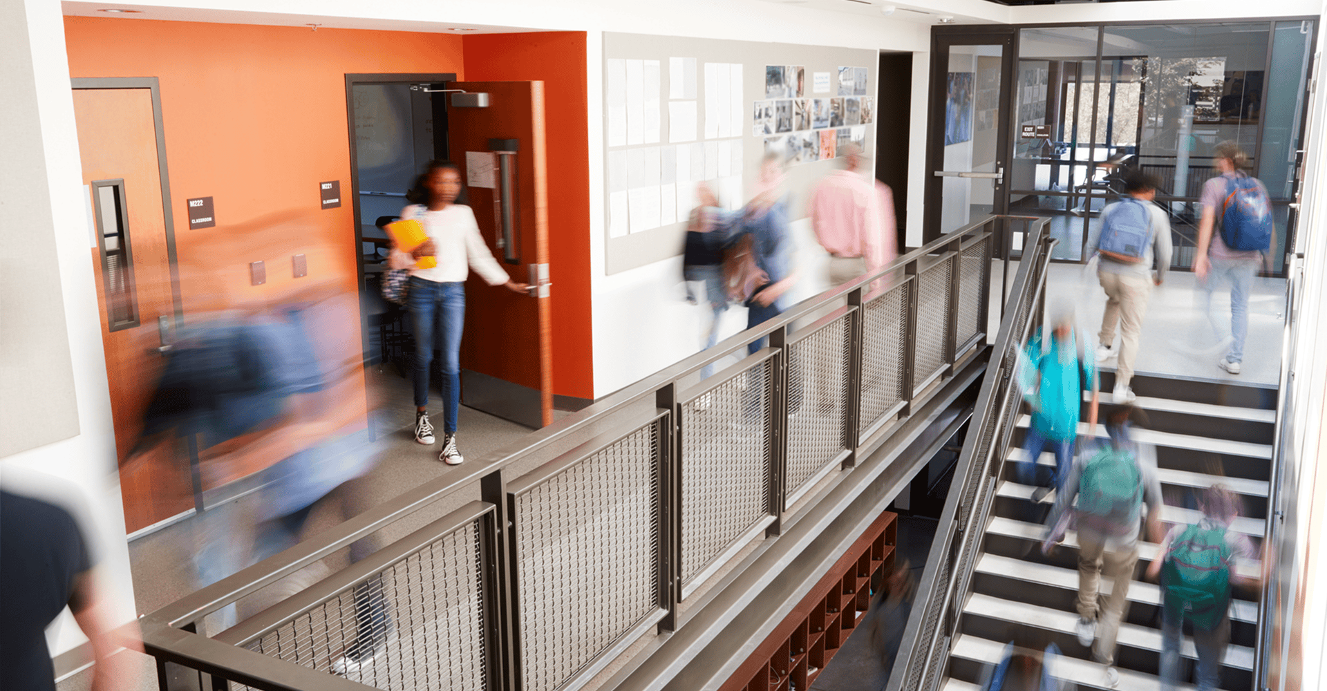 school-hallway-stairway