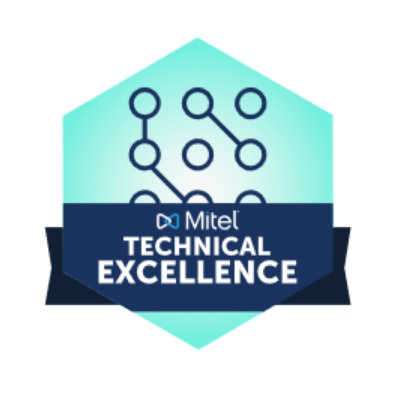 Mitel Badge - Technical Excellence