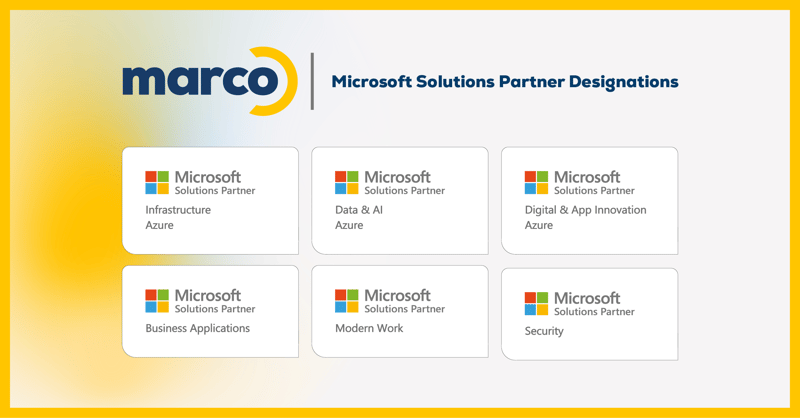 Marco Technologies Achieves All Six Microsoft Solutions Partner Designations