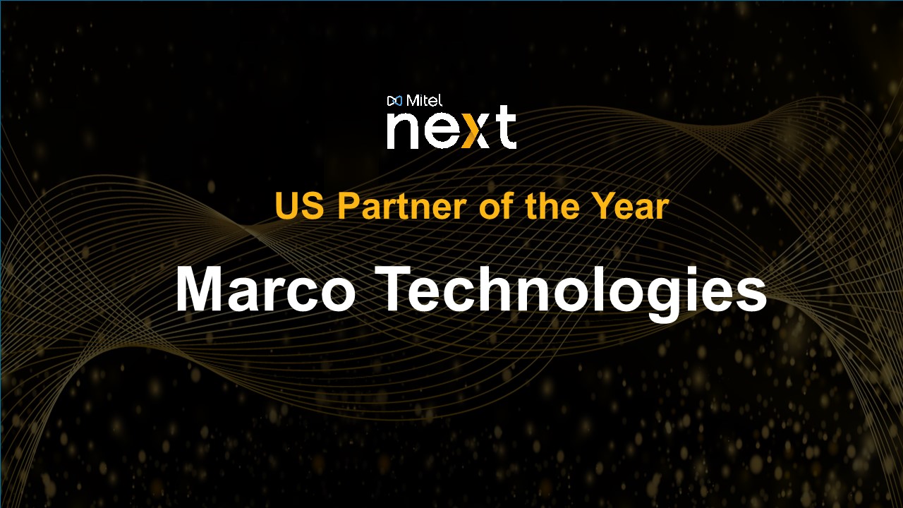 Mitel Next 2023 US Partner of the Year