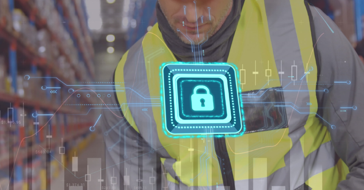digital-padlock-warehouse-worker