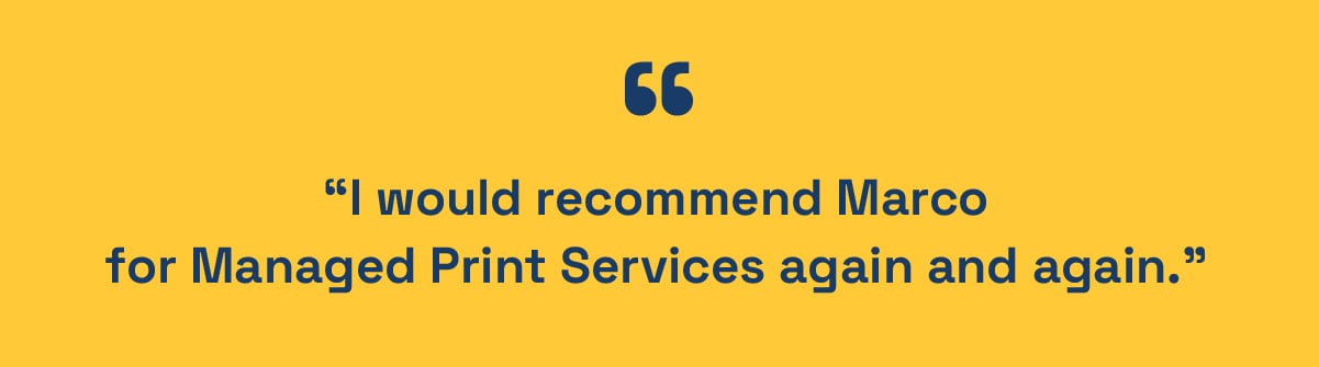 Marco MPS recommendation quote