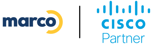 Marco and Cisco Partner logo. 
