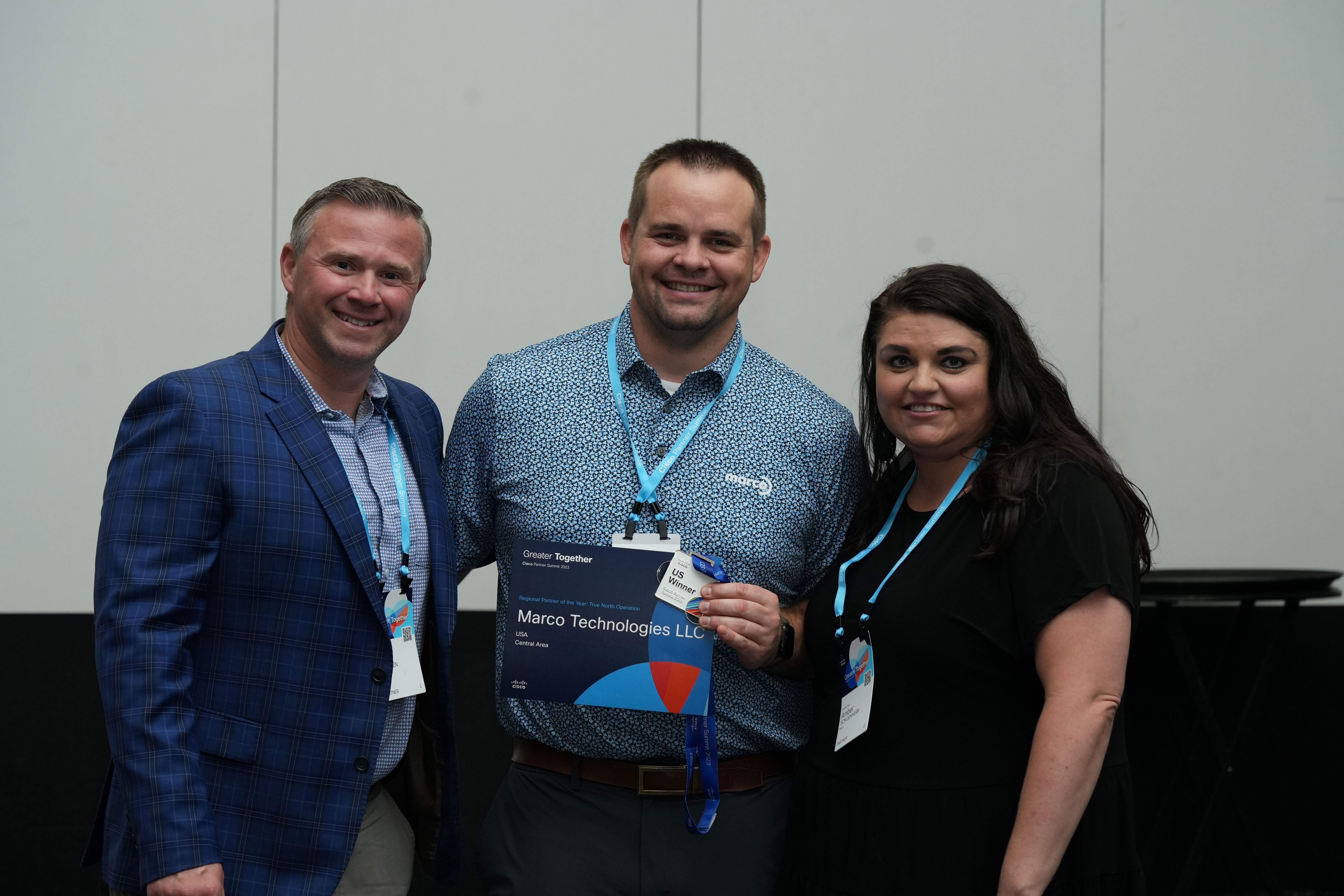 Marco Wins Cisco Regional Partner of the Year for True North Operation